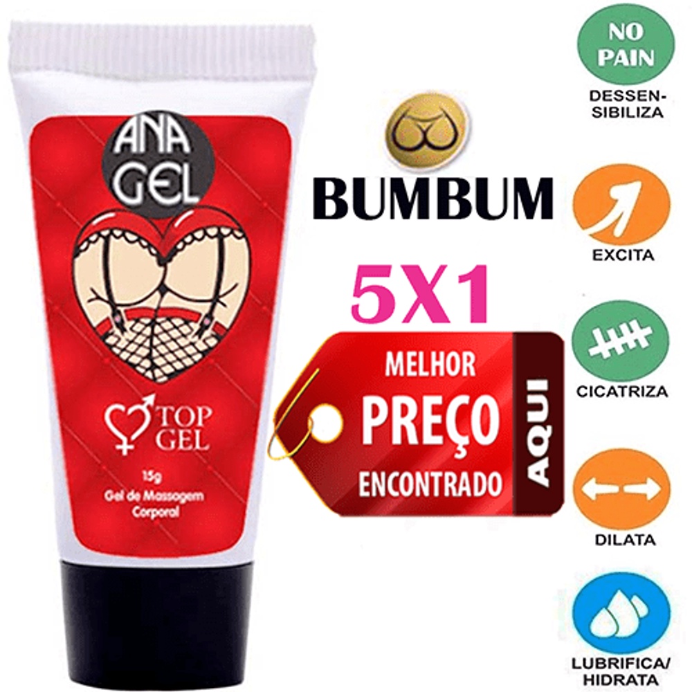 Anagel Lubrificante Anal 5x1 15 Ml - Topgel Sexy Shop Produtos No Sex Shop  | Shopee Brasil