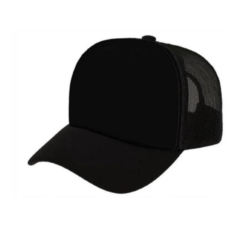 Boné Preto Liso Aba Curva Truck Snapback Telinha Oferta