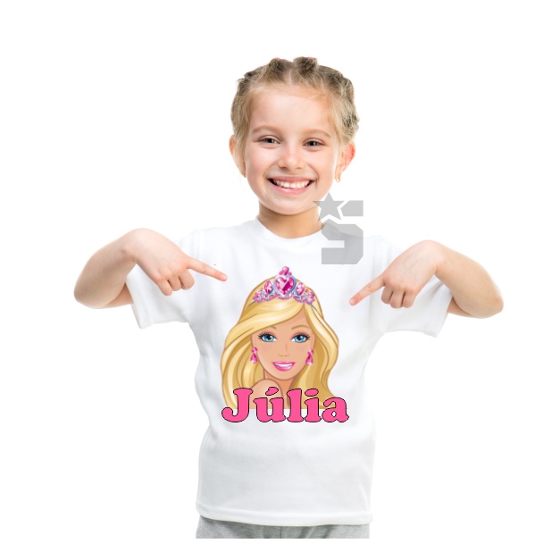 Camiseta adulto infantil personalizada barbie morena r3321 - Confecções  Subli - Camiseta Feminina - Magazine Luiza