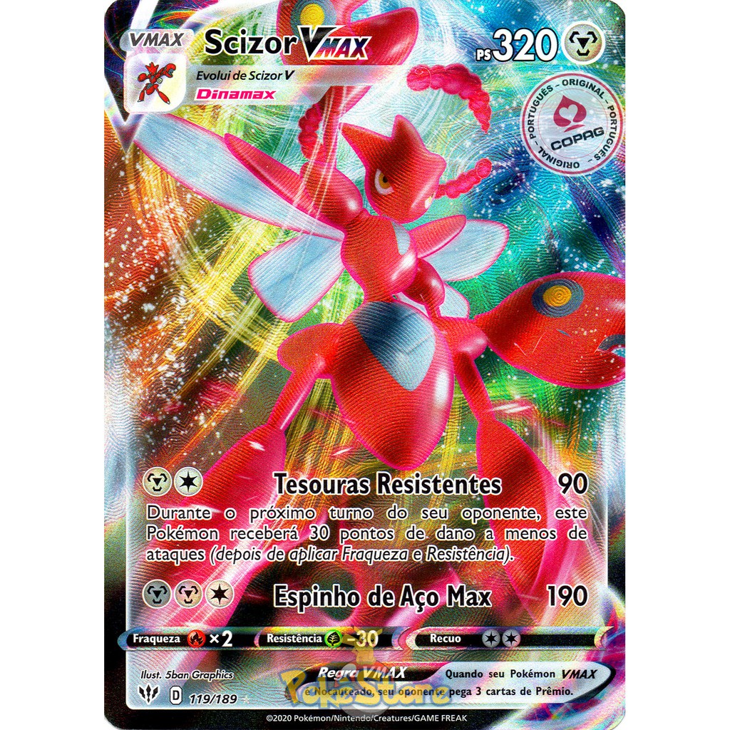 Carta Pokemon Vmax: comprar mais barato no Submarino