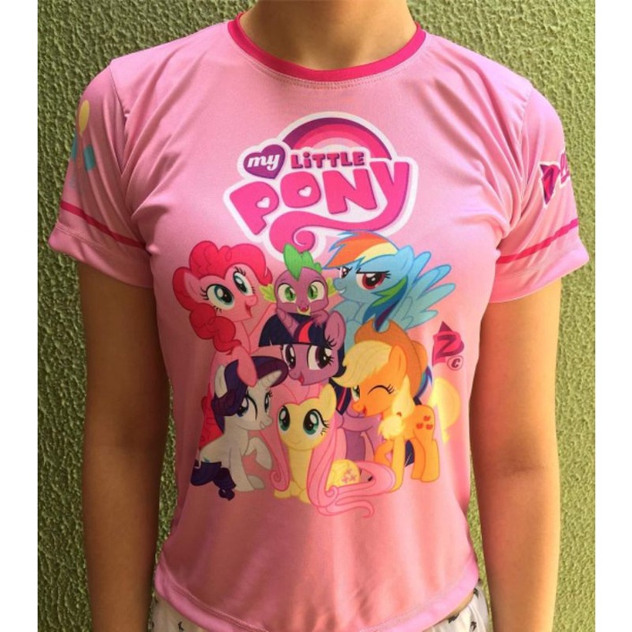 Camiseta My Little Pony Malha com Protecao UV