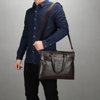 Bolsas Masculinas de Negócios Pastas Bolsas Mensageiras da Moda Presentes para o Dia dos Pais