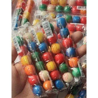 kit com 10 Cartelas de Chiclete de Bolinha Danny Ball Tutti-Frutti