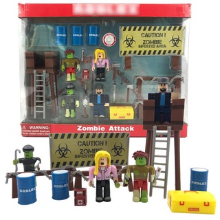 24 Figuras Roblox Building Block Boneca Brinquedos Para Cria