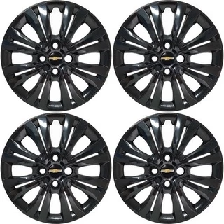 Jogo Calota Aro 15 4 peças Preta Onix Prisma Cobalt G246pbj