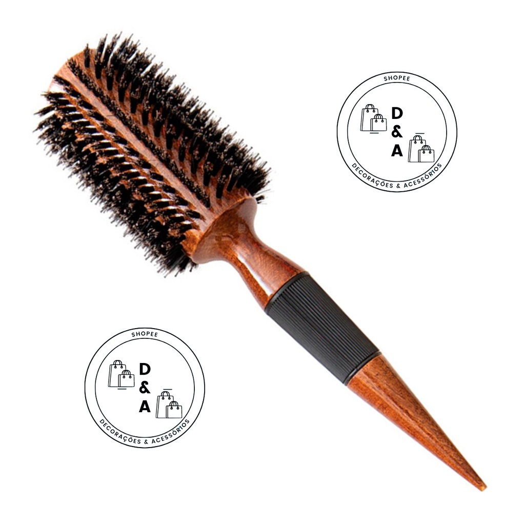 Escova de Cabelo Escobel Profissional - 2 Tamanhos - Média e Grande ...