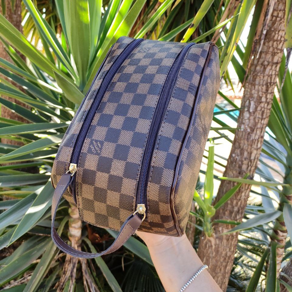 Necessaire LV Feminina/Masculina Bolsa de Mão Organizadora