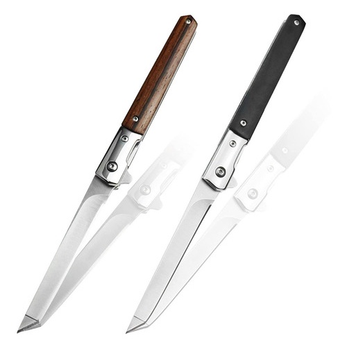 Faca Bohler Aço M390 Alemã Canivete Tanto Bainha De Couro