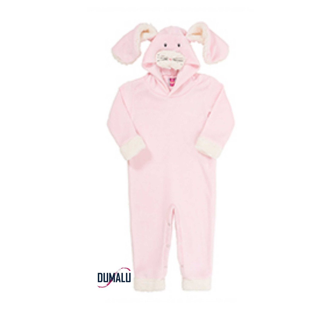 Macacão Infantil de Bicho Estilo Pelúcia - Coelho Rosa | Shopee Brasil