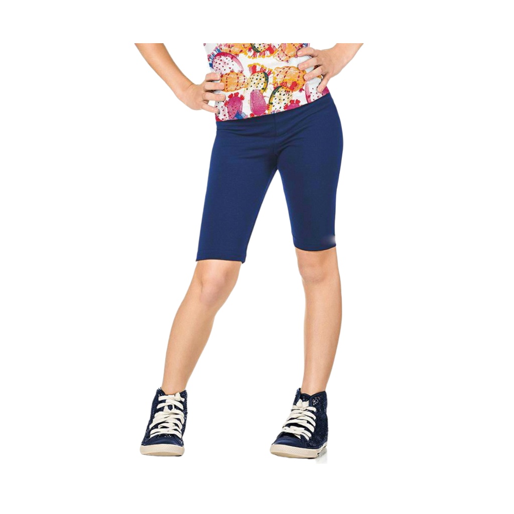 Kit 2 Calças Legging + 2 Shorts Legging Infantil Escolar