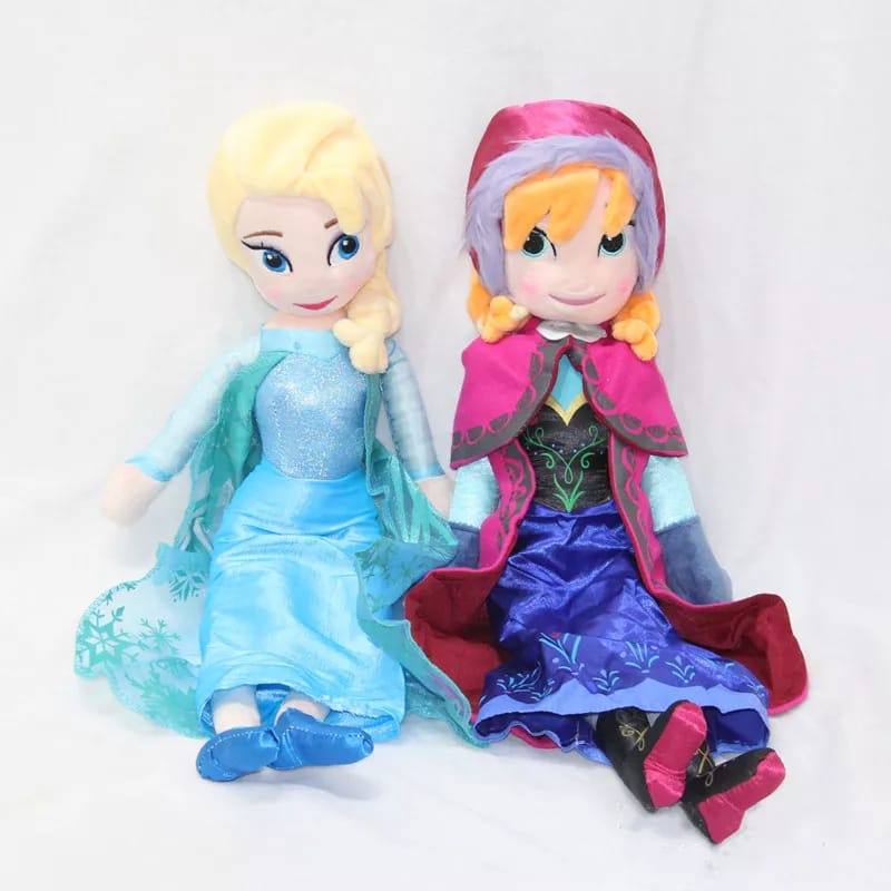 Boneca Elsa Frozen Pelúcia 50cm Disney