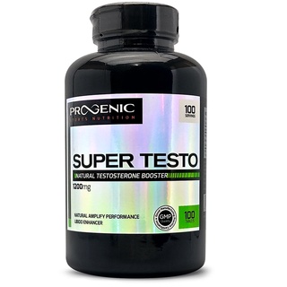 Super Testo 1200mg (Aumento De Testosterona, Libido) 100 tablets - Progenic - IMPORTADO UK