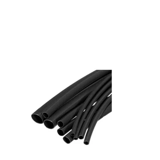 Tubo termo retratil "espaguete" 1,00mm preto 10 mts