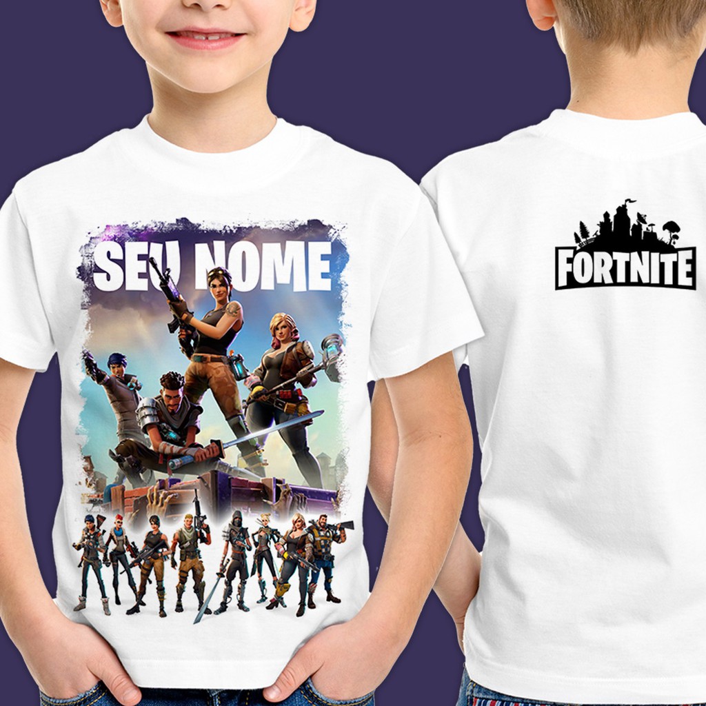 Blusa Fortnite Banana Skin Infantil Adulto Personalizada