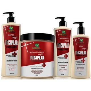 Kit Uti Capilar Hábito Reconstrução + Hidratação Profunda