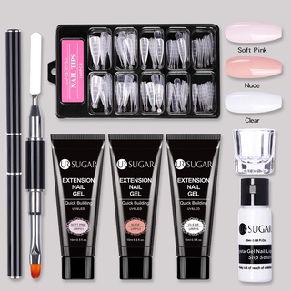 UR SUGAR | Conjunto de extensão de gel UV Kit de unhas de construção rápida – 15ml