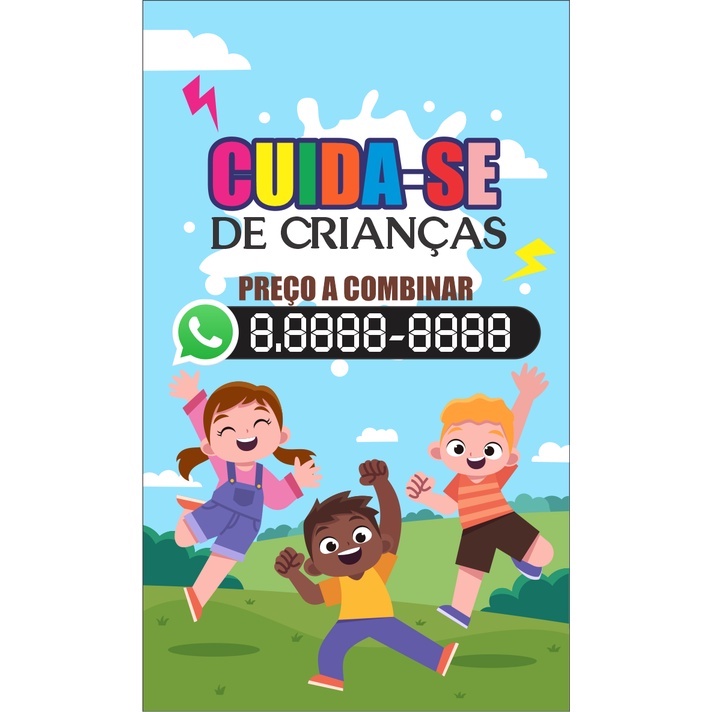 Banner cuida-se de criança | Shopee Brasil