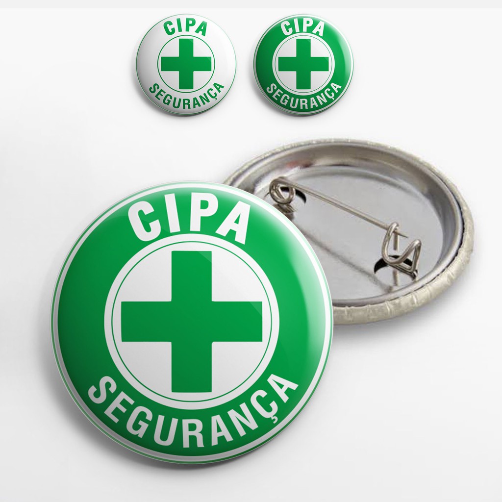 Botton CIPA - Broche Alfinete ( segurança no trabalho ) | Shopee Brasil