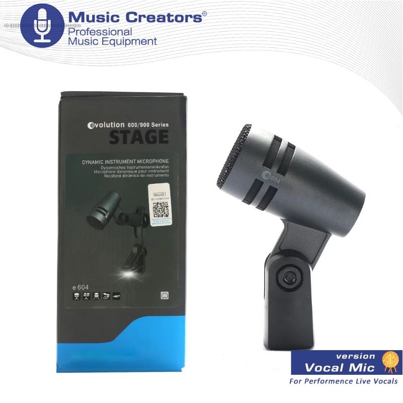 Sennheiser E604 E 604 tom snare Evolution Series cardioid