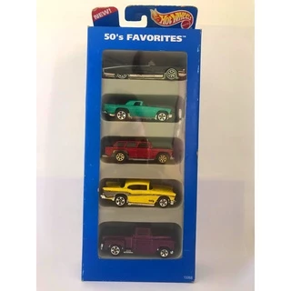 HOT WHEELS - 50'S FAVORITES - 5 PACK - 1996