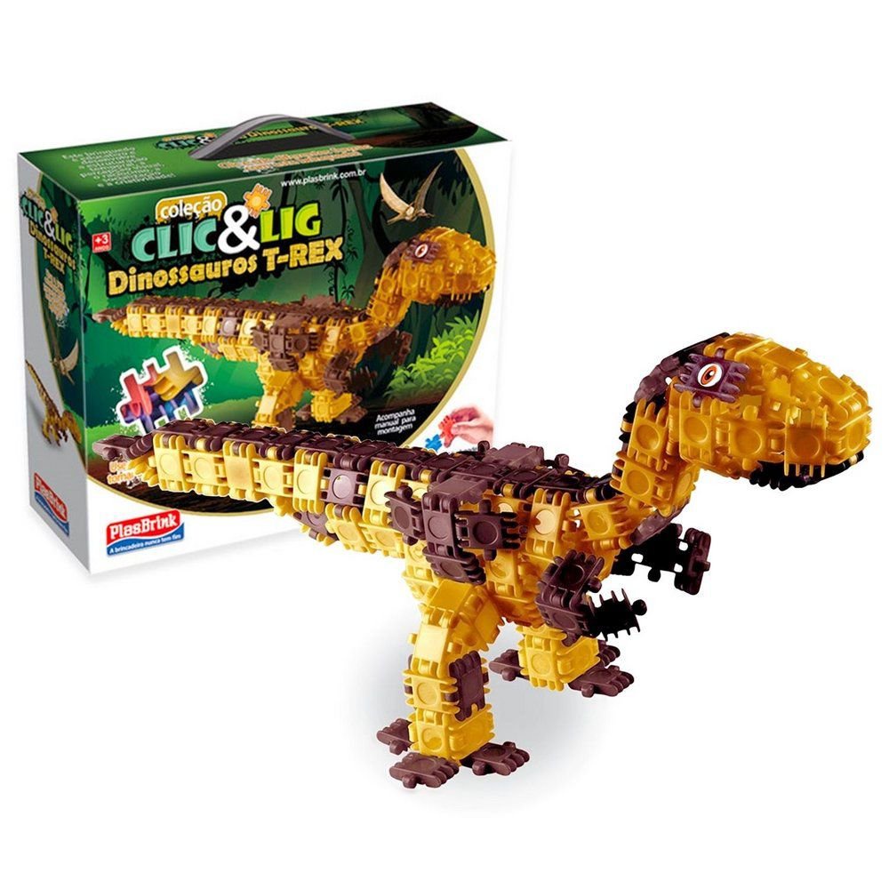 Blocos de montar dinossauros 6 em 1 (lego)