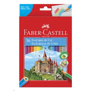 Lápis de Cor FABER-CASTELL Sextavado c/ 36 cores