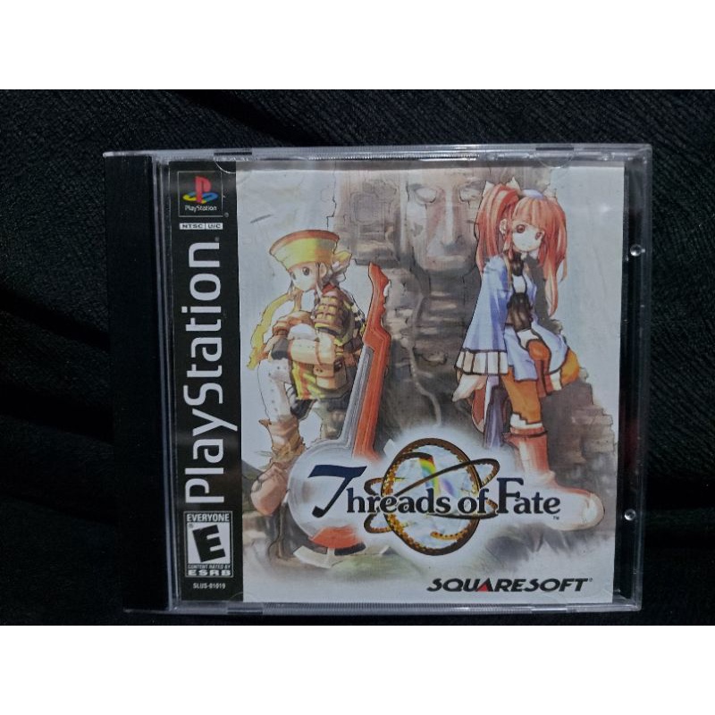 Threads Of Fate patch prensado prateado prata Playstation One PS1 Dewprism Shopee Brasil