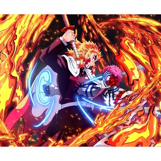 Quadro Metalizado Tanjiro Kamado Demon Slayer Fan art Placa Decorativa