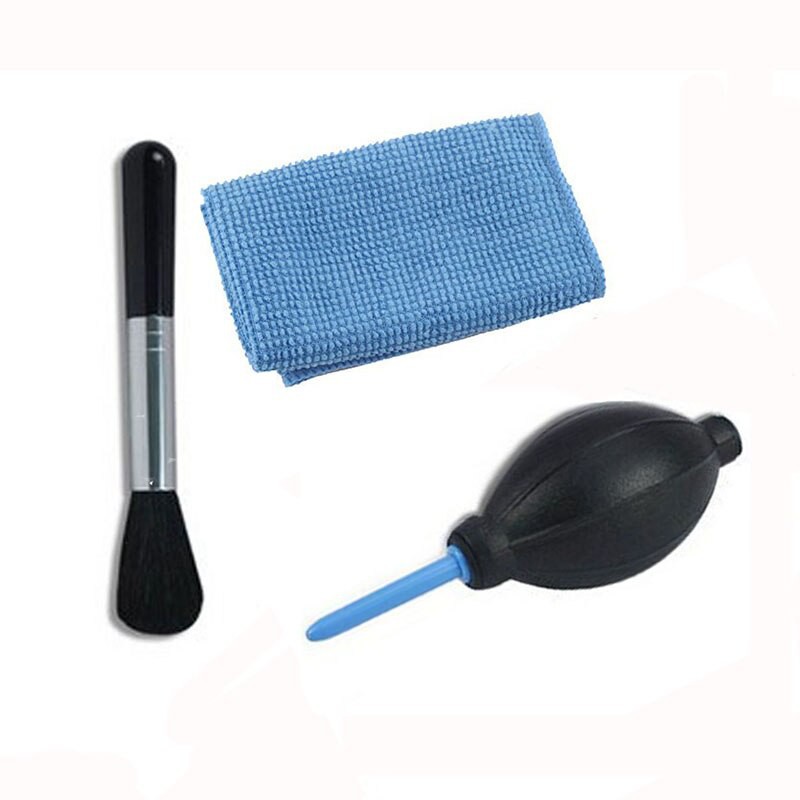 Kit Limpeza Lentes 3 Em 1 para lente fotográfica