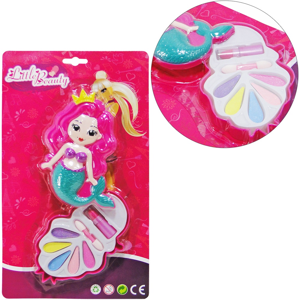 Kit Maquiagem Para Boneca Brinquedo Minha Make Criança Sombra Infantil