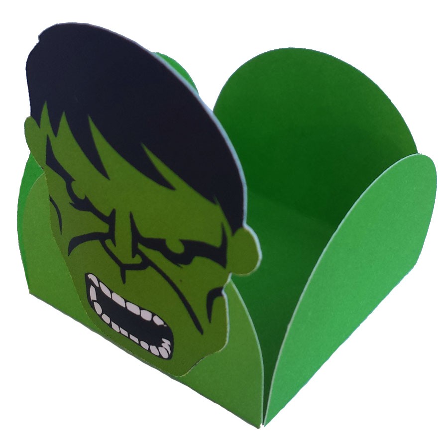 50 Forminhas Hulk Vingadores Avengers Super herois Doce Brigadeiro ...