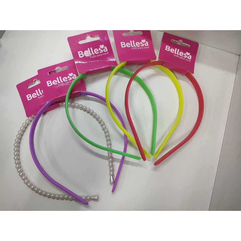 Tiara De Cabello Infantil Bellesa Cores Variadas Shopee Brasil