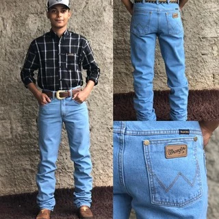 Calça 100% ALGODÃO country peão jeans grosso