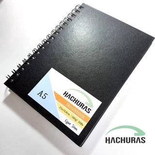 Bloco Sketchbook Hachuras Offset Séries 180g A5 100 Páginas 50fls desenho artístico mangá anime pintura esboço