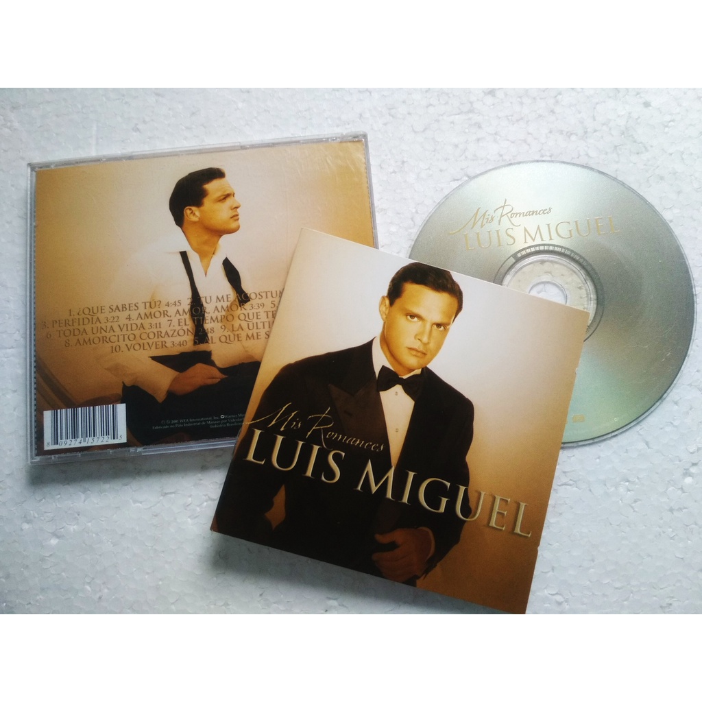 Cd Luis Miguel Mis Romances Shopee Brasil