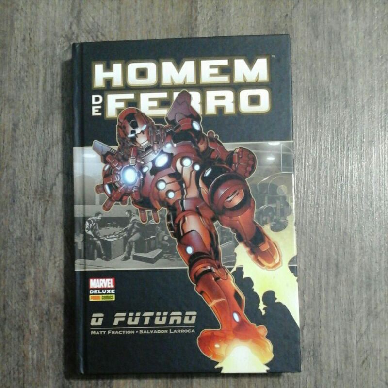 Hq Homem de Ferro Coleção Marvel Deluxe