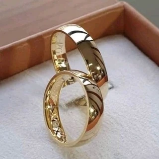 Par de alianças Casamento e Noivado Moedas Antiga 6mm