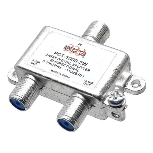 Divisor Antena Vhf Uhf 1 Ent E 3 Saída 5 A 900mhz + Conector | Parcelamento sem juros
