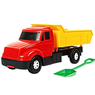 Caminhão De Brinquedo Caçamba Infantil Veículo Truck Grande Articulada Para  Crianças Com Pazinha Basculante Vermelho Azul Cores Sortidas Menino