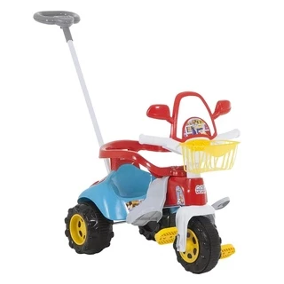 Triciclo Tico Tico Zoom Max com Aro Haste Removível em Oferta na Shopee
