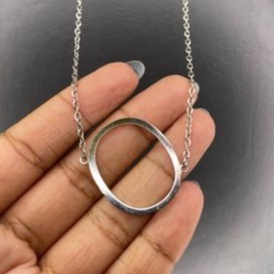Colar Aço Inox Letra O | Shopee Brasil