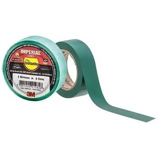 Fita Isolante Imperial Verde 18mmX10m 3m