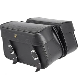 Alforge Lateral Side Bag em Couro Sintético Liso 18 Litros
