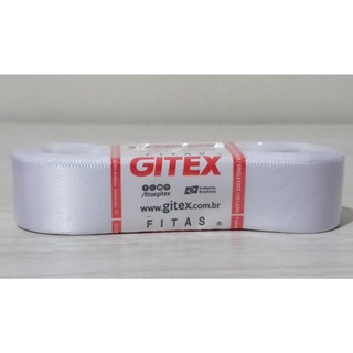 Fita cetim estampa xadrez Gitex® Nº12(48mm) Rolo 10 metros