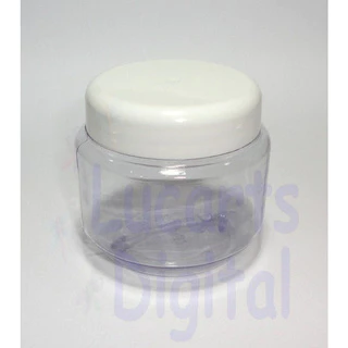 30 Pote Plástico Pet 250ml Com Tampa Branca