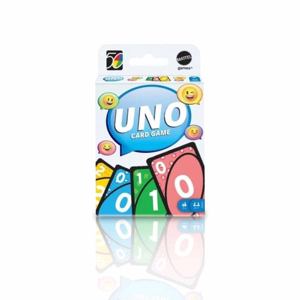 Jogo de Cartas UNO Icônico Décadas (S) - Branco