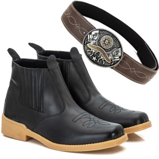 Botas COUNTRY Botinas Calçados Couro Legitimo Pronta Entrega