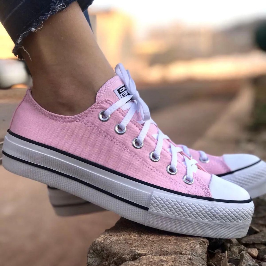 All star plataforma rosa