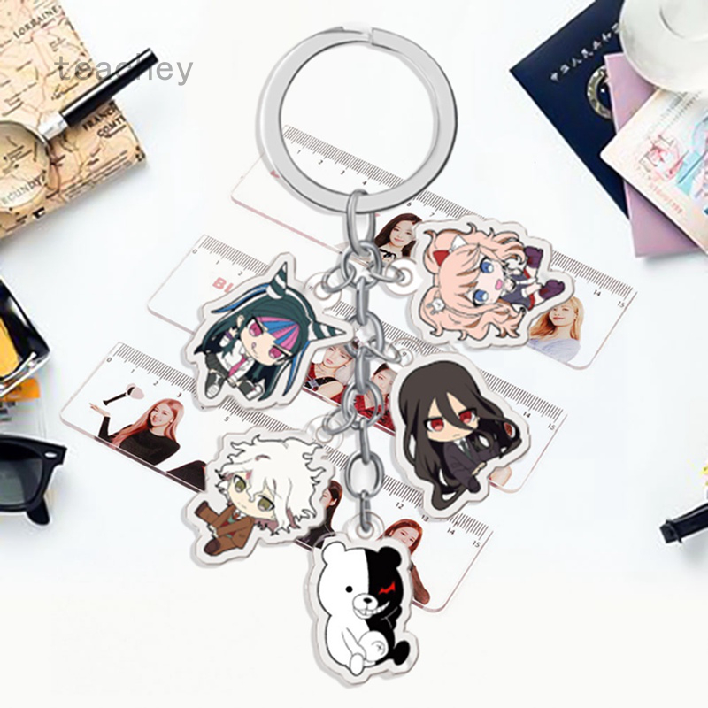 Portachiavi Acrilico Danganronpa V3 – Kokichi, Ki-bo, Shuichi, Kaede – Unisex