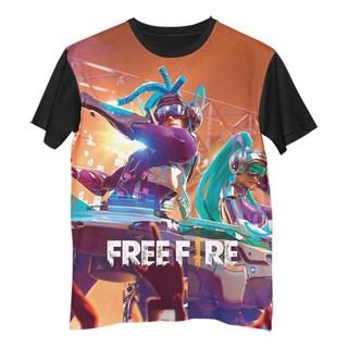 Camiseta Free Fire Desafiante – Preta - Salvador Norte Online